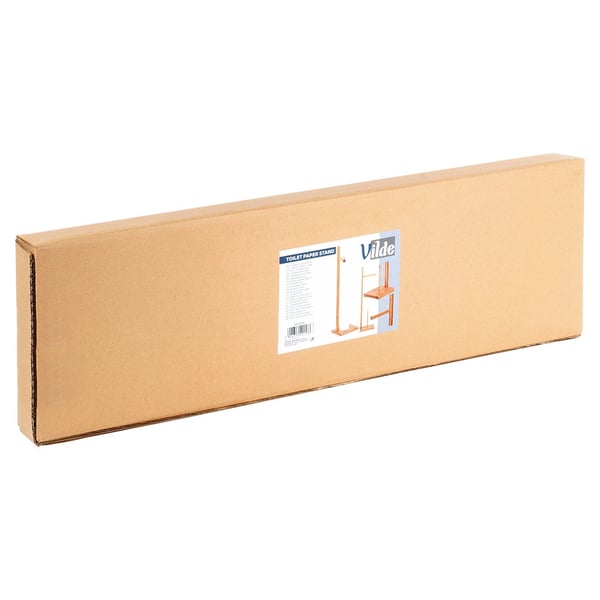 Trä toalettpappershållare 70 cm