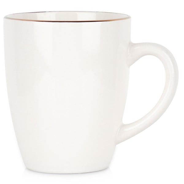 Hvid porcelænskrus 200 ml