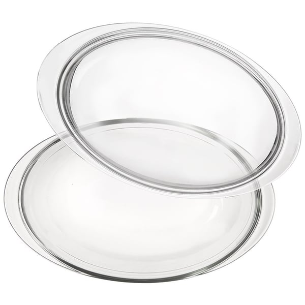 Ovnfast glasfad med låg 33x20x13 cm, 3 l