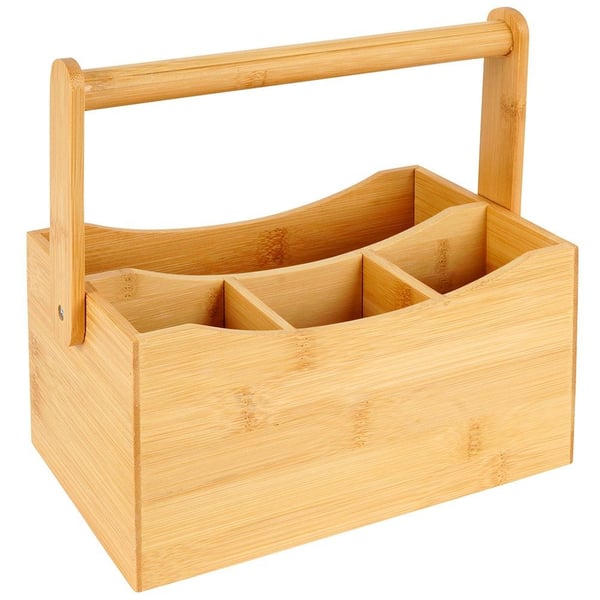Trästånd för bestick, såser och kryddor