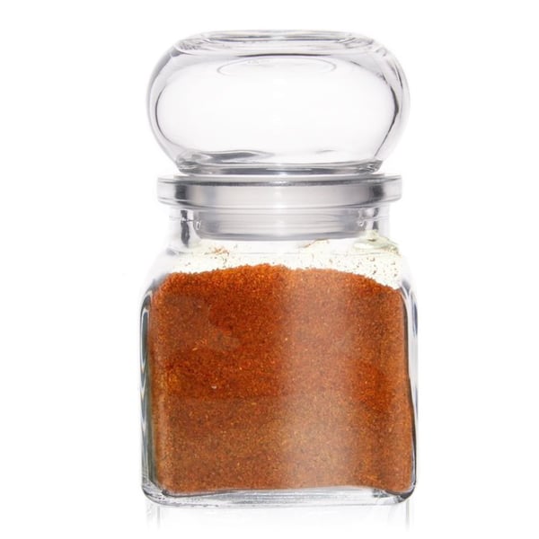 Glasburk för kryddor 120 ml 6 st