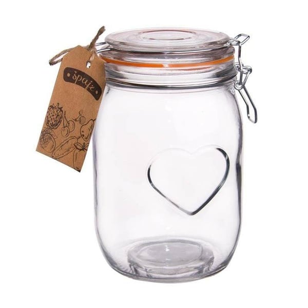 Glasburk med klipp 1 l