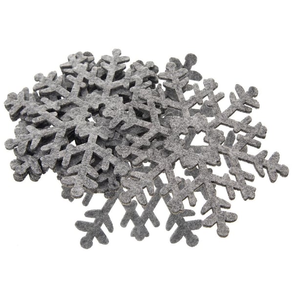 Filtkoppeunderlag, grå, 13,5 cm, 6 stk.