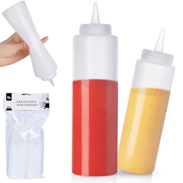 Sauceflaske 250/500 ml 2 stk.