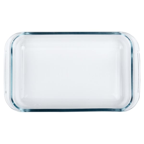 Varmebestandigt glasfad 25,5x15x4,5 cm, 1 l