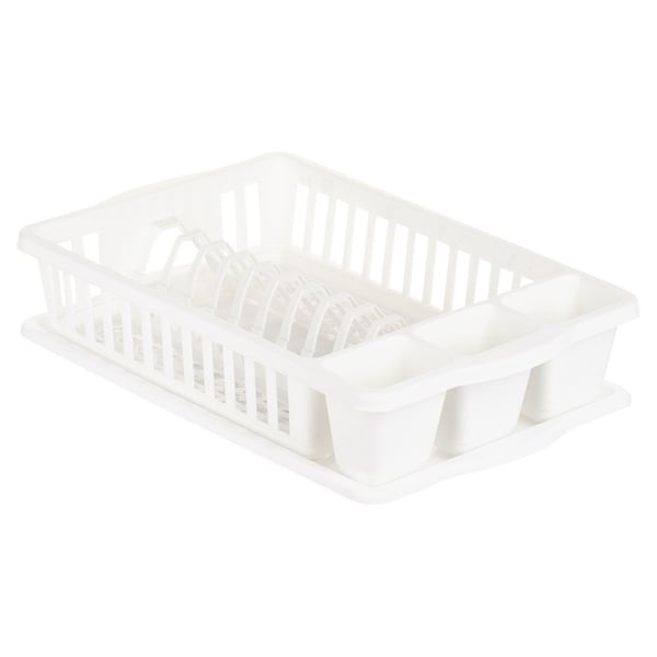 Tørrestativ til opvask hvid 39,5x26x8,5 cm