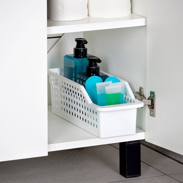 Organizer til køleskab hvid 34,5x13x11,5 cm