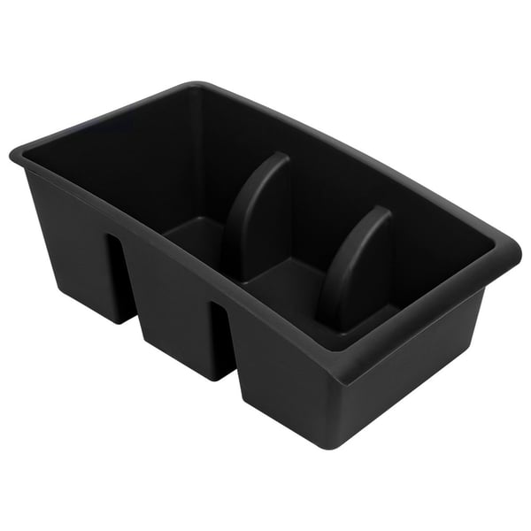 Svart kryddorganizer 25x15x9 cm