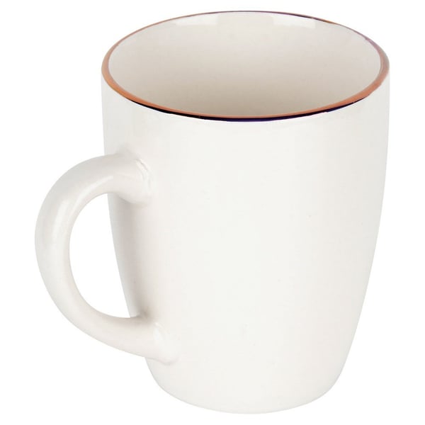 Hvid porcelænskrus 200 ml
