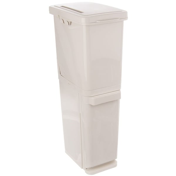 Plastavfallsbehållare 2x17,5 l