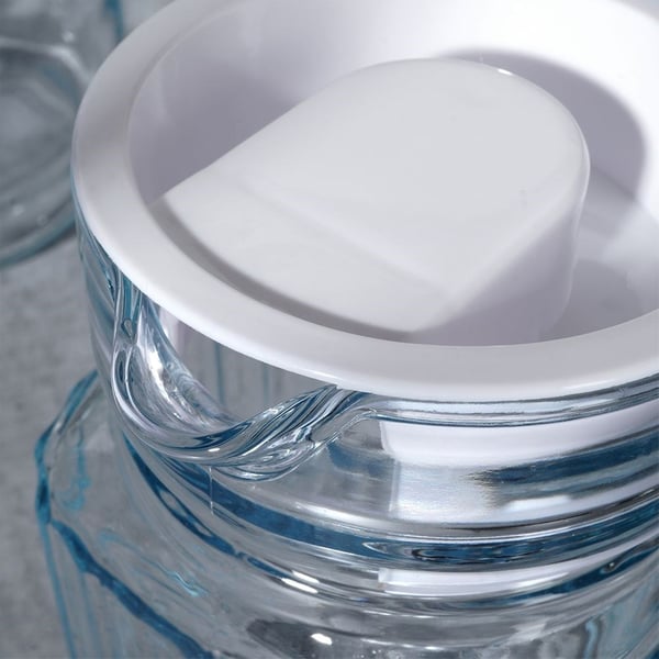 Lasinen kannu kannellinen 650 ml
