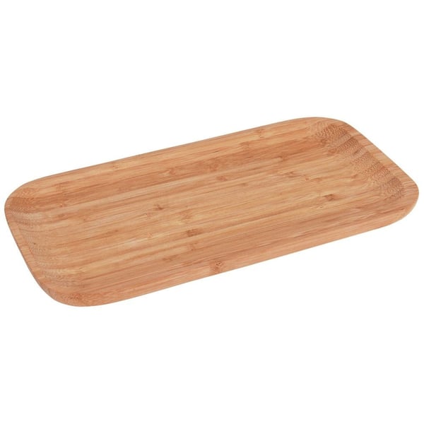Bambuinen suorakulmainen tarjotin 25x13 cm