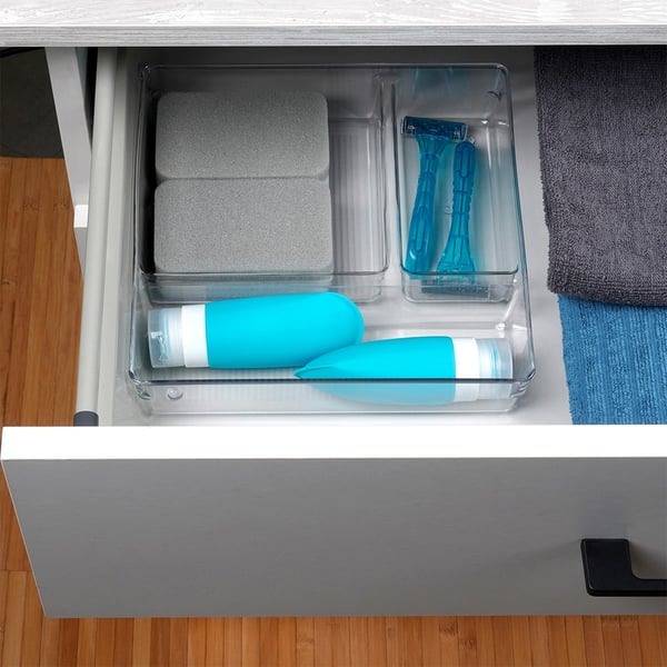 Organizer til skuffe med rum 23x23x5,5 cm 3 stk.