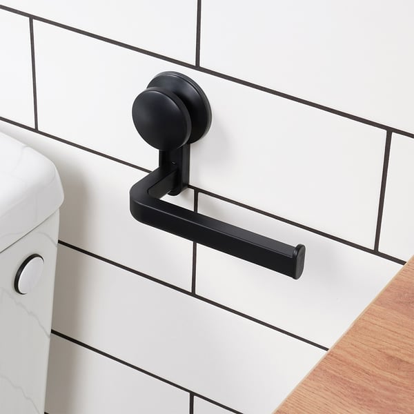 WC-paperin pitimet imukupilla musta 16,5 cm