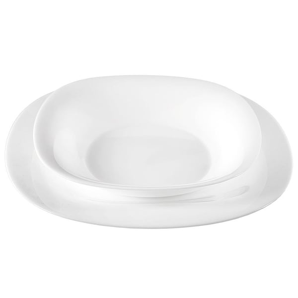 Glas middagsservice LUNA 18 dele