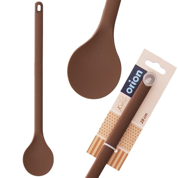 Brun silikone køkkenspatel SILLINIE 28 cm