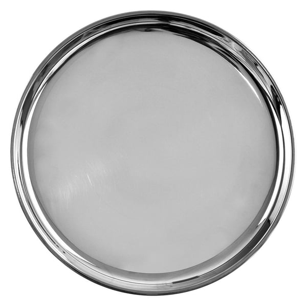 Pyöreä terästarjotin 23 cm