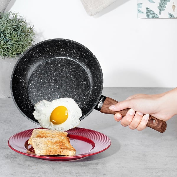BLACK&WOOD granit stegepandesæt 20/26 cm 2 stk.