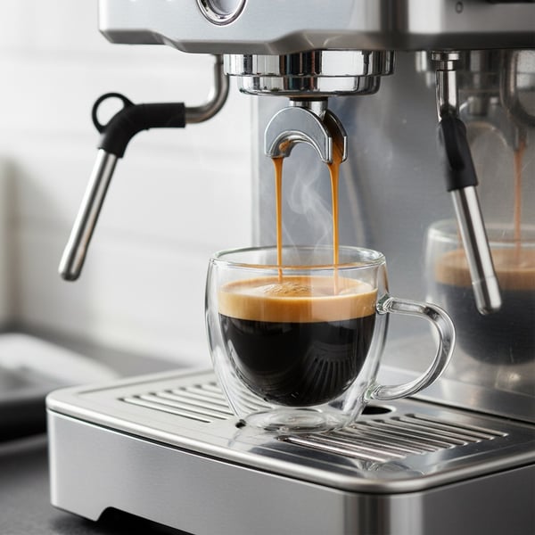 Lämpöinen espressolasi kaksinkertaisella seinällä DOUBLE 100 ml