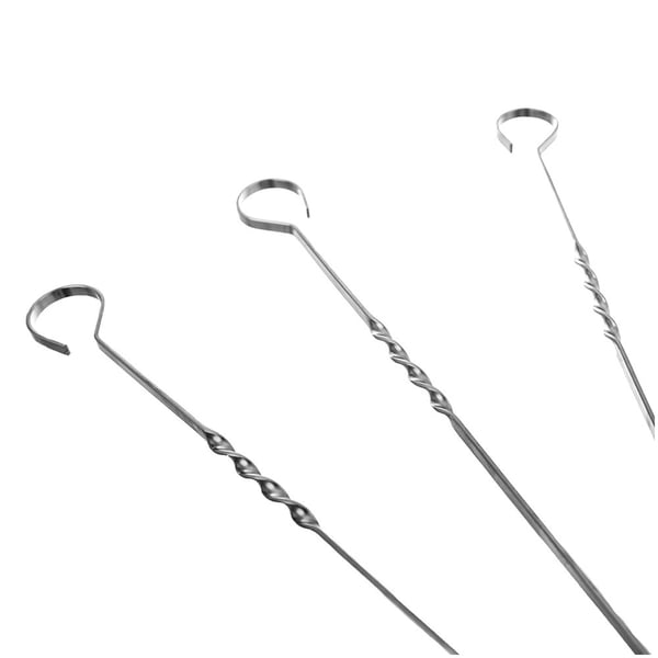 Teräksiset kebappiikat 38,5 cm 10 kpl