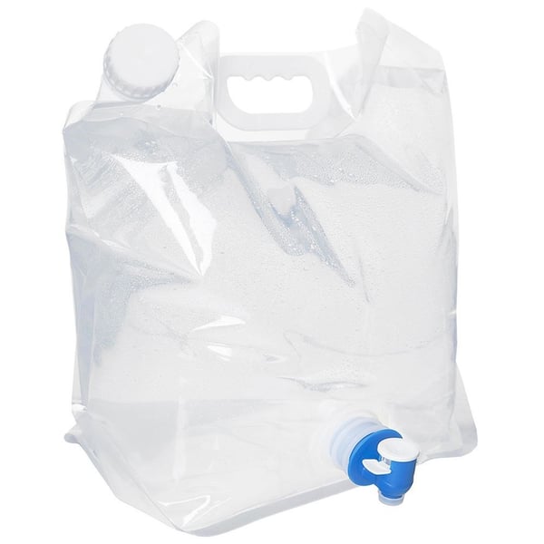 Foldbar vandtank med kran 11 liter