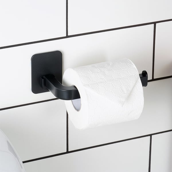 Toalettpapirhållare svart 16,5 cm