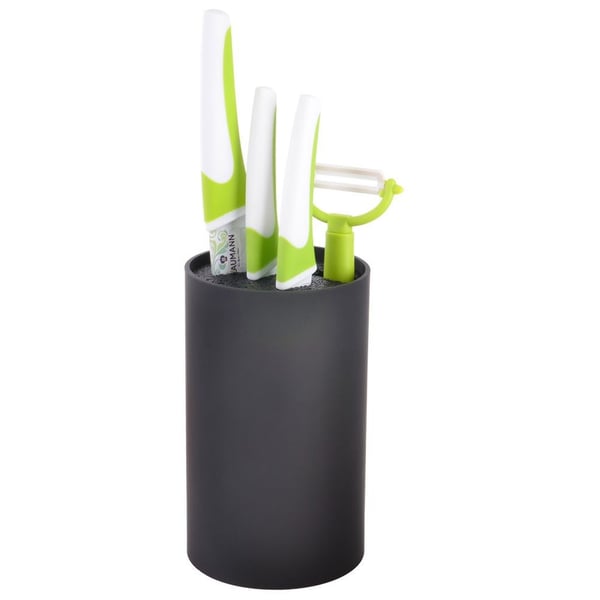 Knivställ svart 18 cm