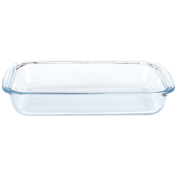 Varmebestandig glasfad 29,5x17,5x5 cm, 1,6 l
