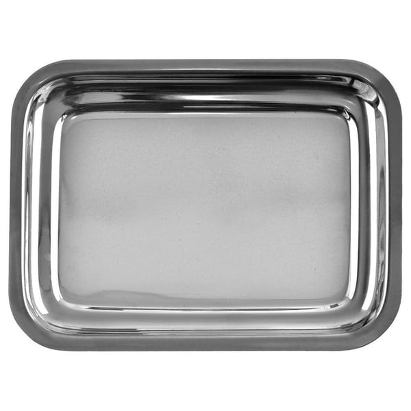 Rektangulär stålbricka för servering 21,5x16,5 cm Rektangulär stålbricka för servering 21,5x16,5 cm