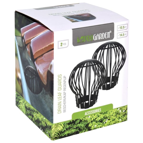 Rännfilter plast svart 2 st