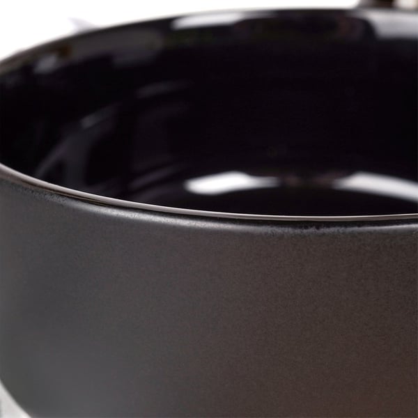 Keraaminen musta kulho 9 cm, 150 ml