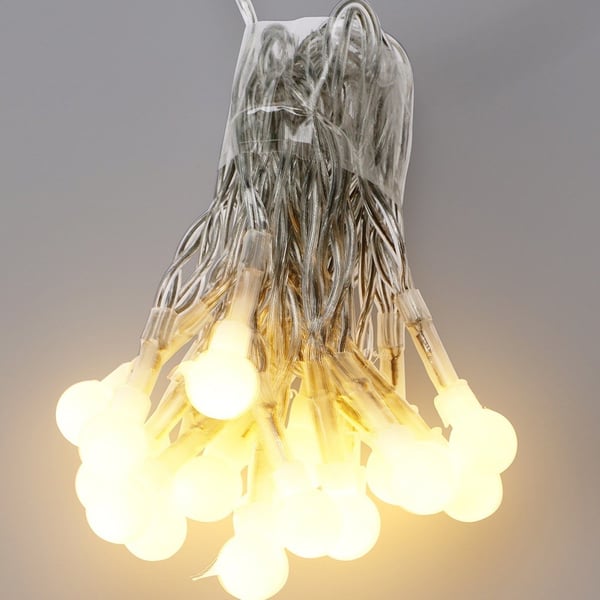 Batteridrivna julbelysningar 20 LED 200 cm