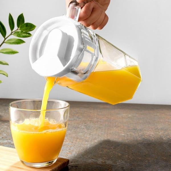 Glaskande med låg 1,5 l