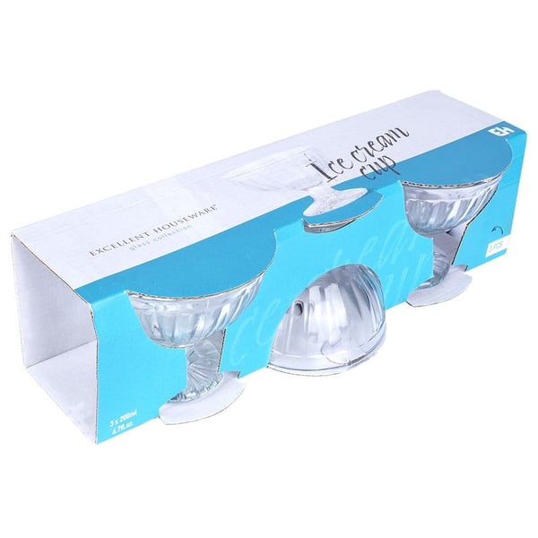 glasskålar i glas 180 ml 3 st