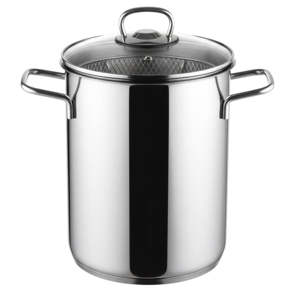 Sparris- och pastagryta i stål med sil och lock ANETT 16 cm, 4,2 l