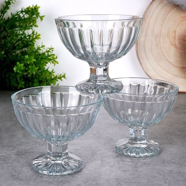 glasskålar i glas 180 ml 3 st