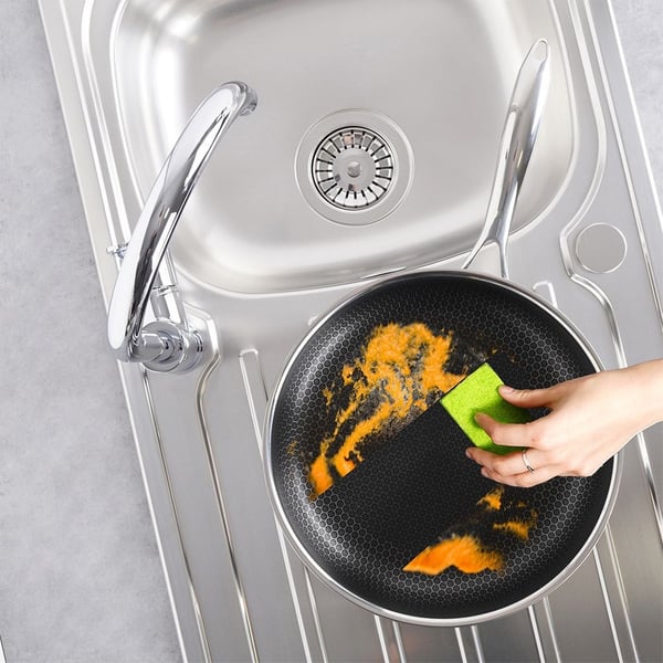 COOKCELL syvä teräksinen paistinpannu 28 cm
