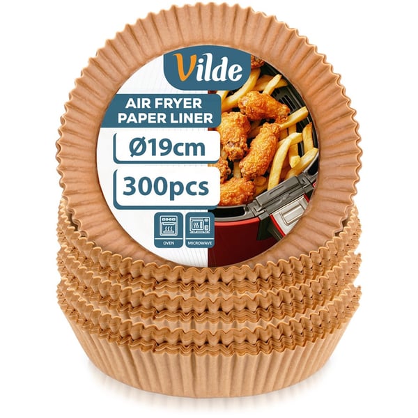 Pappersinsats för oljefri Air Fryer rund 19 cm 300 st