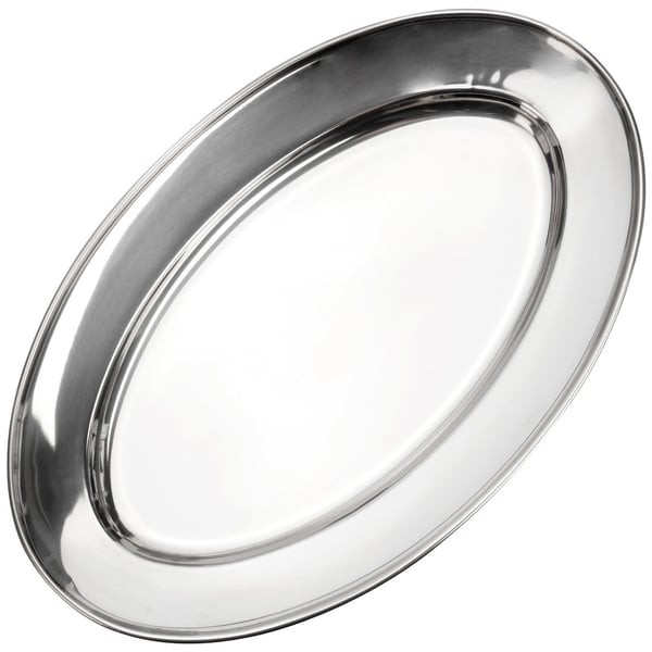 Ovalt stålfat 34x21,5 cm 3 st