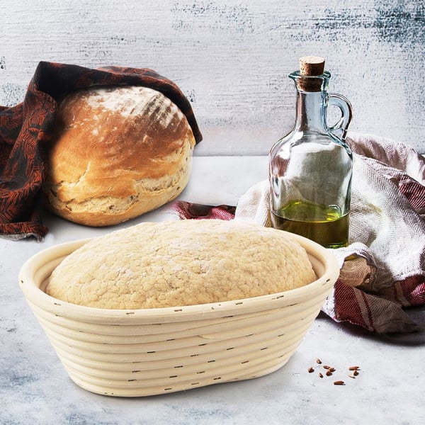 Rottinki-leivän kohotuskori 1,5 kg / 32x15x9 cm
