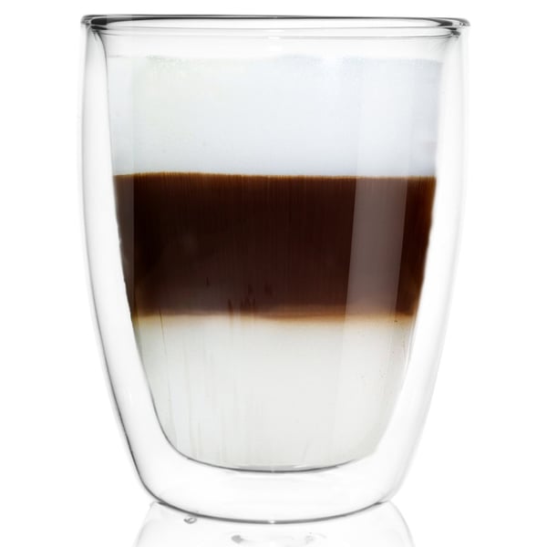 Termisk dobbeltvægget glas til latte 330 ml