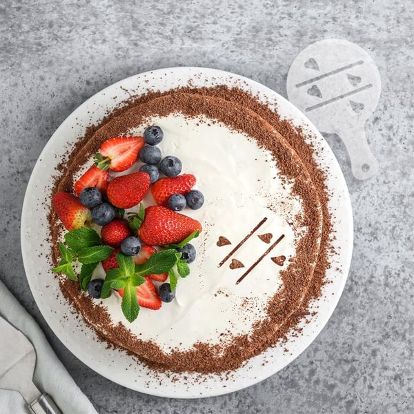 Kaffe- och dessertmallar 6 st