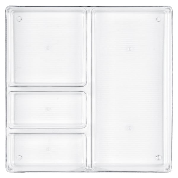 Organizer til skuffe med rum 31x31x5,5 cm 3 stk.