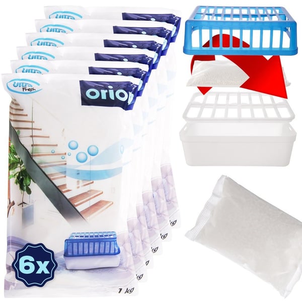 Kosteudensieppaajan täyte granulaatit ULTRA FRESH 1 kg 6 kpl