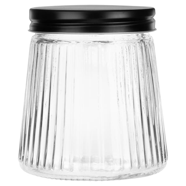 Glasbeholdere til bulkprodukter med låg 700 ml 3 stk.