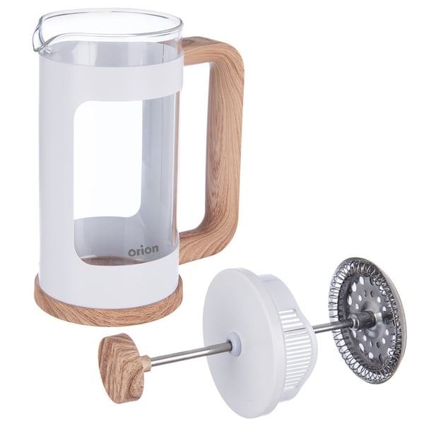 Stempelkande til kaffe og te i glas WHITELINE 400 ml