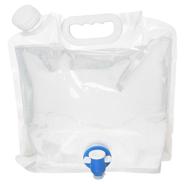Foldbar vandbeholder med kran 4,8 liter