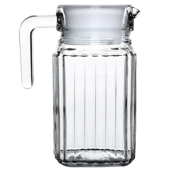 Lasinen kannu kannellinen 650 ml