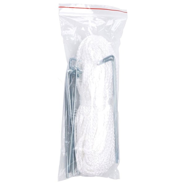 Dobbelt strandparasol 165x297x170 cm