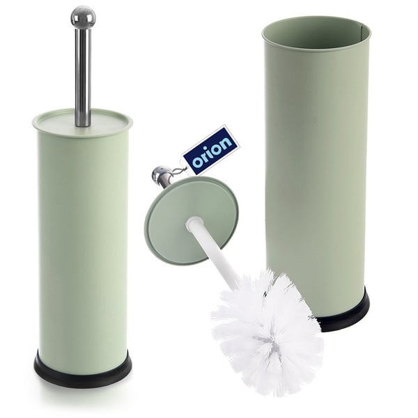 Metallinen vihreä WC-harja telineellä GREENISH 10x38,5 cm